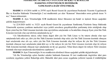 CEP TELEFONU VE TAŞIT SATIŞLARINDA TAKSİT SÜRELERİ DEĞİŞTİ