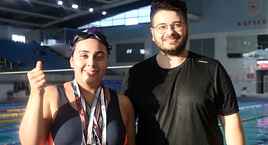 Otizmli Elçin, Türkiye şampiyonu oldu