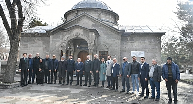 BAŞKAN BÜYÜKKILIÇ, OKANDAN VE ÜZÜM’Ü AĞIRLADI