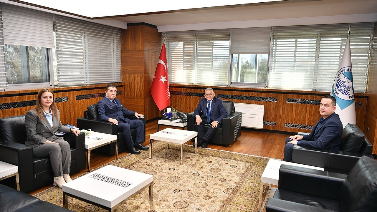 BÜYÜKKILIÇ’A, BÜNYAN BELEDİYE BAŞKANI METİN’DEN ZİYARET