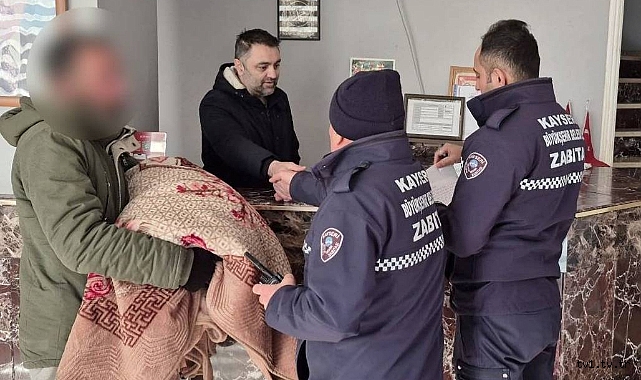 KAYSERİ'DE EVSİZLERE ŞEFKAT ELİ