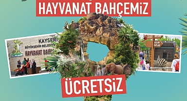 BÜYÜKŞEHİR HAYVANAT BAHÇESİ, 1 MAYIS’A ÖZEL ÜCRETSİZ OLACAK