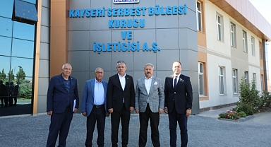 MİLLETVEKİLİ ÇOPUROĞLU KAYSERİ SERBEST BÖLGE’Yİ (KAYSER A.Ş. ) ZİYARET ETTİ