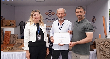 AHŞAP USTASI ŞENEL DOĞAN ERZİNCAN'A DAVET EDİLDİ